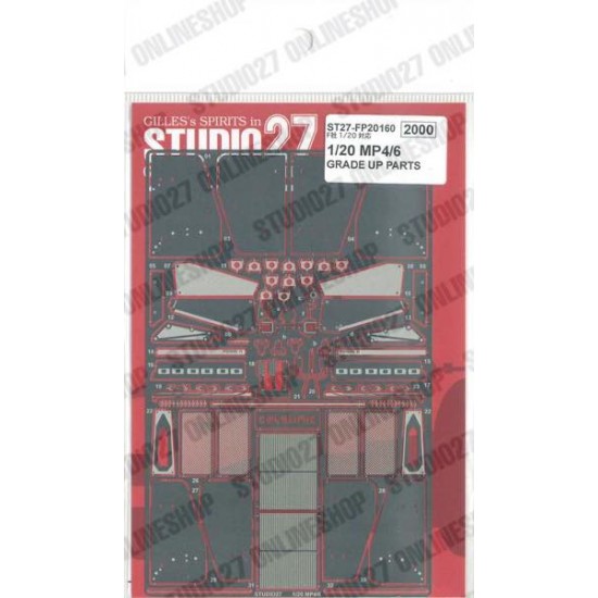 1/20 MP4/6 Upgrade Parts for Fujimi kits