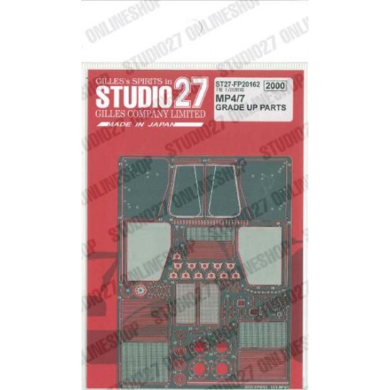 1/20 MP4/7 Upgrade Parts (ex FP2052) for Tamiya kit