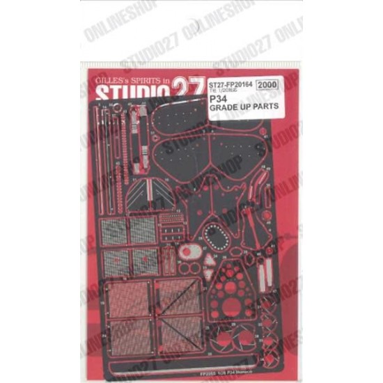 1/20 P34 MONACO Upgrade Parts (ex FP2055) for Tamiya kit