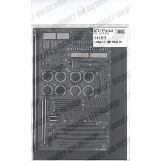 1/24 512BB Upgrade Parts for Fujimi kits