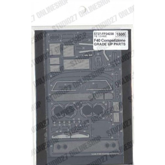 1/24 F40 COMPETIZIONE Upgrade Parts (ex FP2492) for Tamiya kits