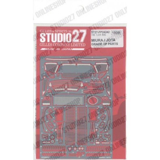 1/24 MIURA/JOTA Upgrade Parts for Hasegawa kit