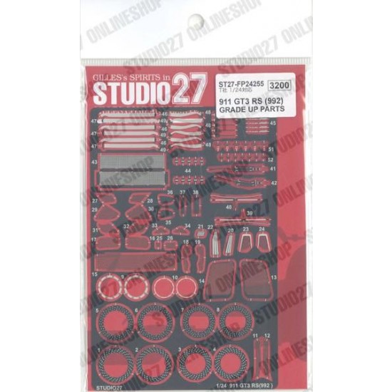 1/24 911 GT3 RS (992) Upgrade Parts for Tamiya kit