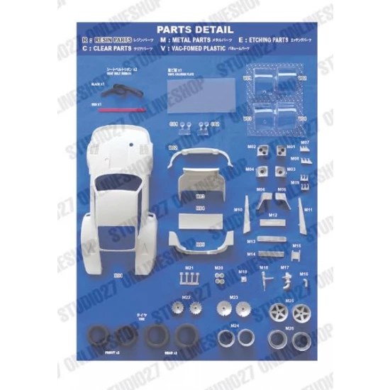 1/24 935 Kremer #51 Zolder 1977 Conversion set for Tamiya kits