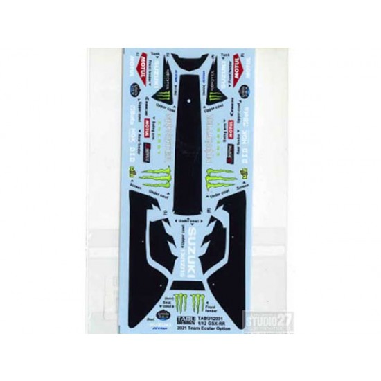 1/12 GSX-RR Team Ecstar Option 2021 Decal