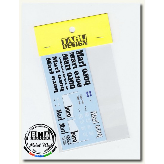 1/20 Decals for F2001- 3rd Edition (for Tamiya 20052)