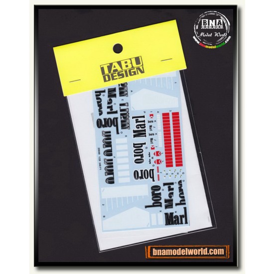 1/20 Ferrari 248 F1 Option Decals (for Fujimi kit)