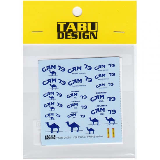 1/24 FW14 / FW14B Option Decal for Hasegawa kit