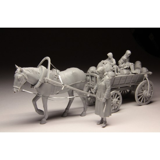 1/35 Russian Refugees with Cart 1941-1945