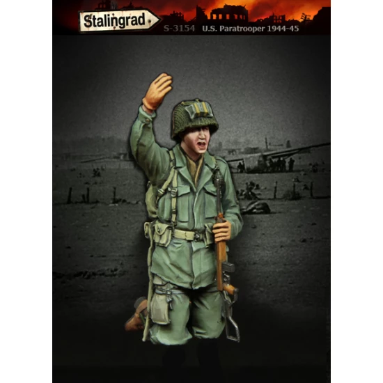 1/35 US Paratrooper - Raising Hands in 1944-1945