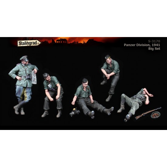 1/35 Panzer Division 1941 Big Set (5 figures)