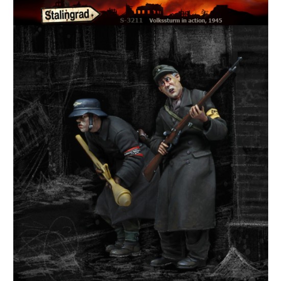1/32 Volkssturm in Action (2 figures)