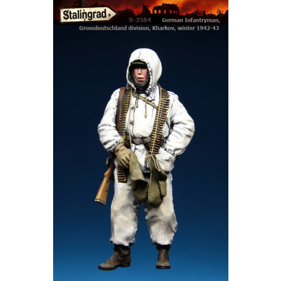 1/35 German Infantryman, Grossdeutschland div. Kharkov, winter 1942-1943 (1 figure)