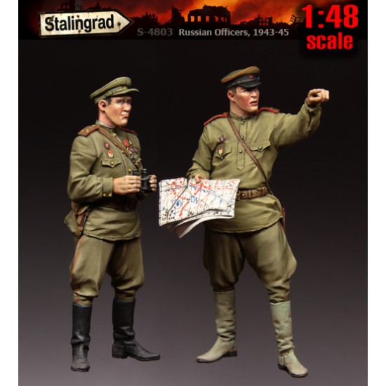1/48 Russian Officers 1943-1945 (2 Figures)