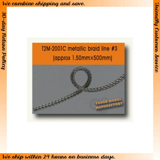 Metallic Braid Line #3 (approx. 1.5*500mm)