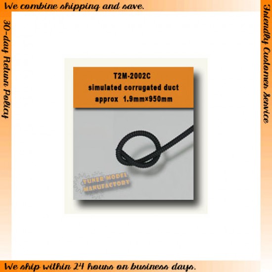 Simulated Corrugated Ducts (approx. 1.9mm*95mm)
