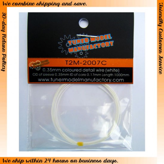 0.35mm Coloured Detail Wire - Gray