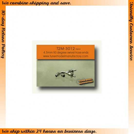 4.5mm 90 Degree Swivel Hose Ends(2pcs)