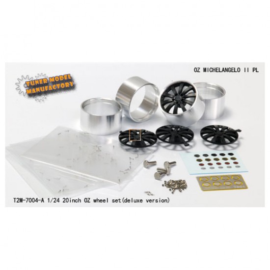 1/24 20inch OZ Michelangelo II PL Wheels set (Deluxe Version)