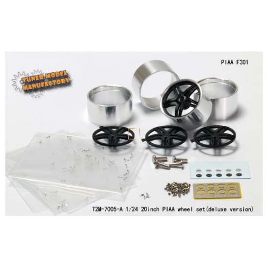1/24 20inch PIAA F301 Wheels set (Deluxe Version)