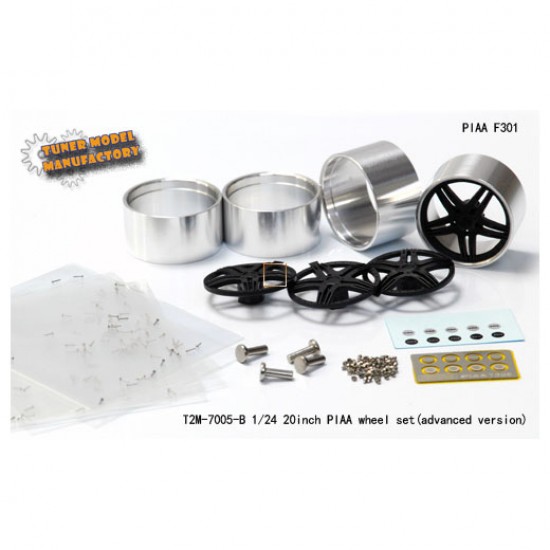 1/24 20inch PIAA F301 Wheels set (Advanced Version)