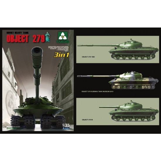 1/35 Soviet Heavy Tank Object 279 (3 in 1)