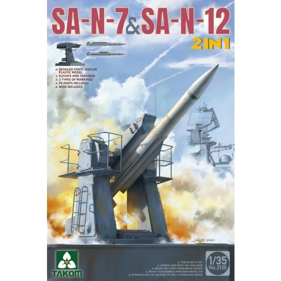 1/35 Russian Navy Sa-N-7 "Gadlfy" & Sa-N-12 "Grizzly" SAM