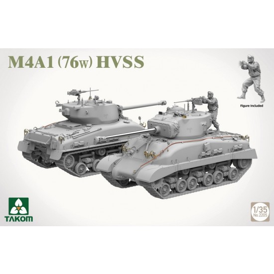 1/35 M4A1(76)W HVSS Sherman Tank