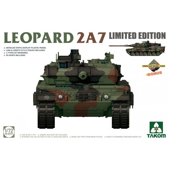 1/72 Leopard 2A7 Main Battle Tank