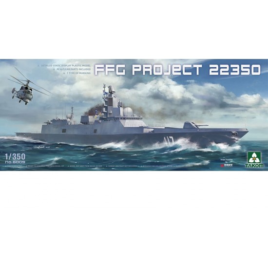 1/350 FFG Project 22350 Admiral Gorshkovclass Frigate Takom 6009