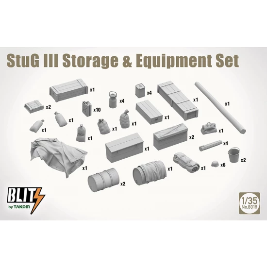 1/35 StuG III Storage & Equipment Set