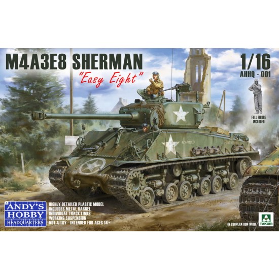 1/16 M4A3E8 Sherman 