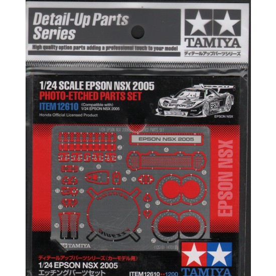 1/24 Epson NSX 2005 Photo-Etched set for Tamiya kit
