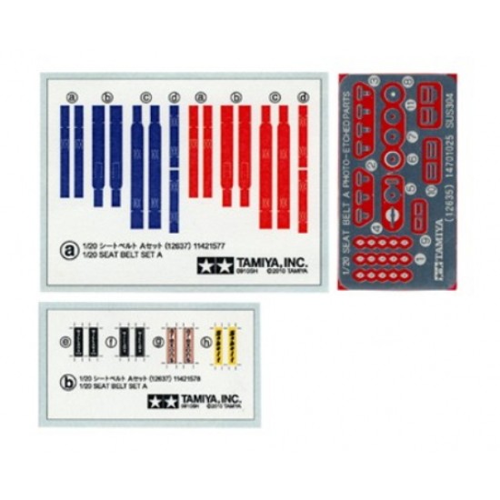 1/20 Seat Belt Set A (from early 1970s to early 1980s)