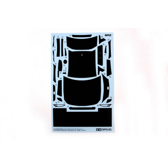 1/24 Subaru BRZ Carbon Pattern Decals Set for Tamiya kit #24336