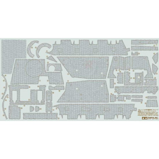 1/35 Brummbar Late Production Zimmerit Coating Sheet