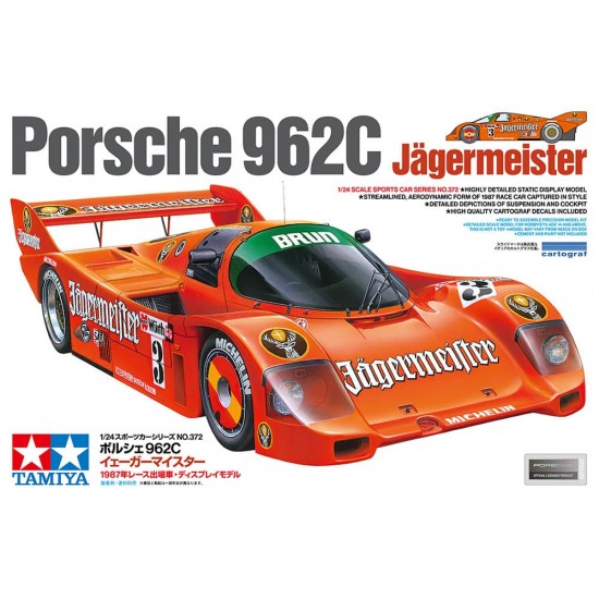 1/24 Porsche 962C Jagermeister Sports Car