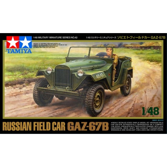 1/48 Russian Field Car GAZ-67B with Figure