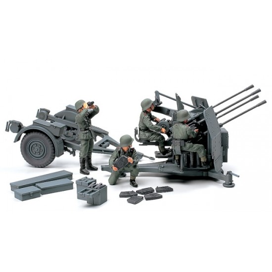 1/48 German 20mm Flakvierling 38 w/4 Figures