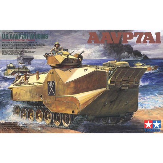 1/35 US Marine AAVP7A1 Amphibious APC w/UGWS w/1 Figure