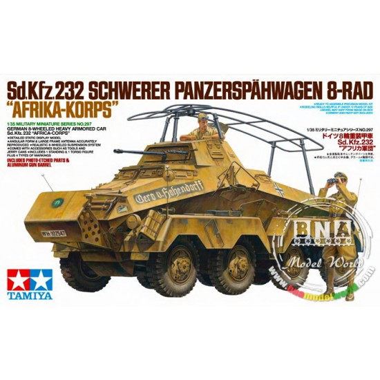 1/35 German 8-Wheeled Heavy Armoured Car SdKfz.232 "AFRICA-CORPS"