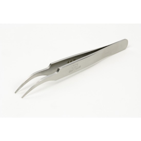 HG Angled Tweezers Round Tip