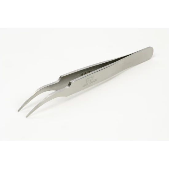 HG Angled Tweezers Round Tip