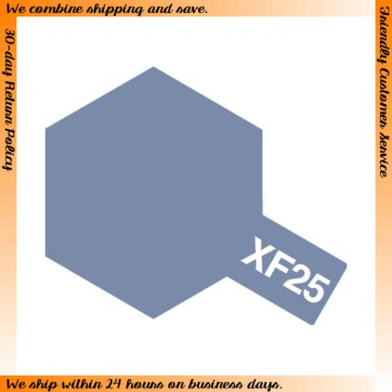 Enamel Paint XF-25 Flat Light Sea Grey (10ml)