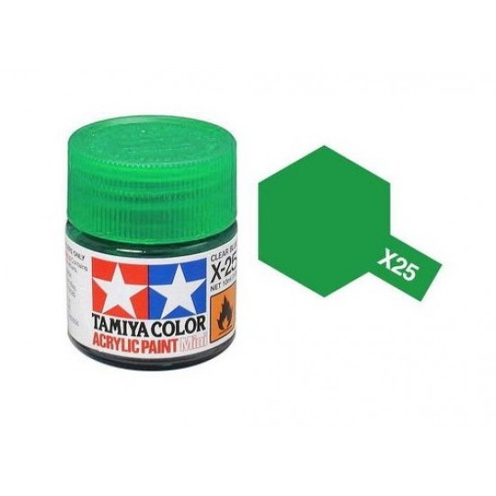 Acrylic Paint Mini X-25 Gloss Clear Green 10ml