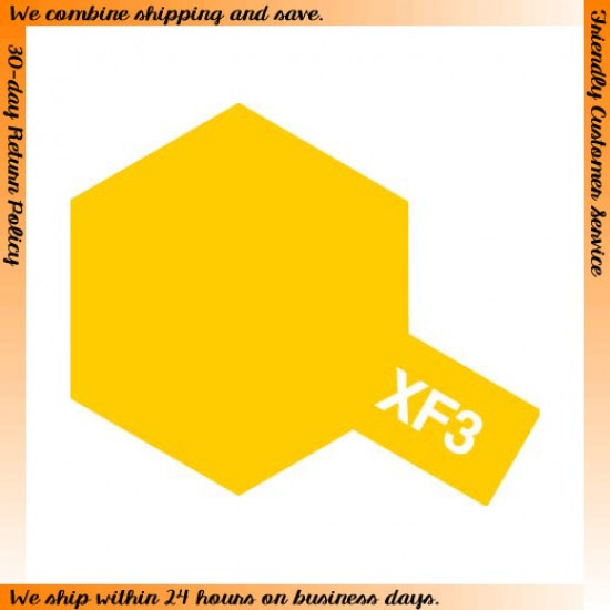 Acrylic Paint Mini XF-3 Flat Yellow 10ml
