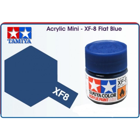 Acrylic Paint Mini XF-8 Flat Blue 10ml