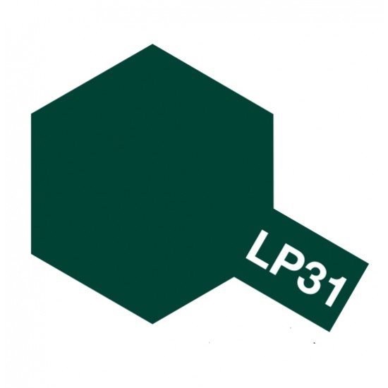 Lacquer Paint LP-31 Dark Green 2 (semi gloss, 10ml)