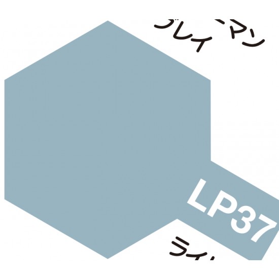 Lacquer Paint LP-37 Light Ghost Grey (flat, 10ml)