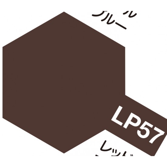 Lacquer Paint LP-57 Red Brown 2 (flat, 10ml)